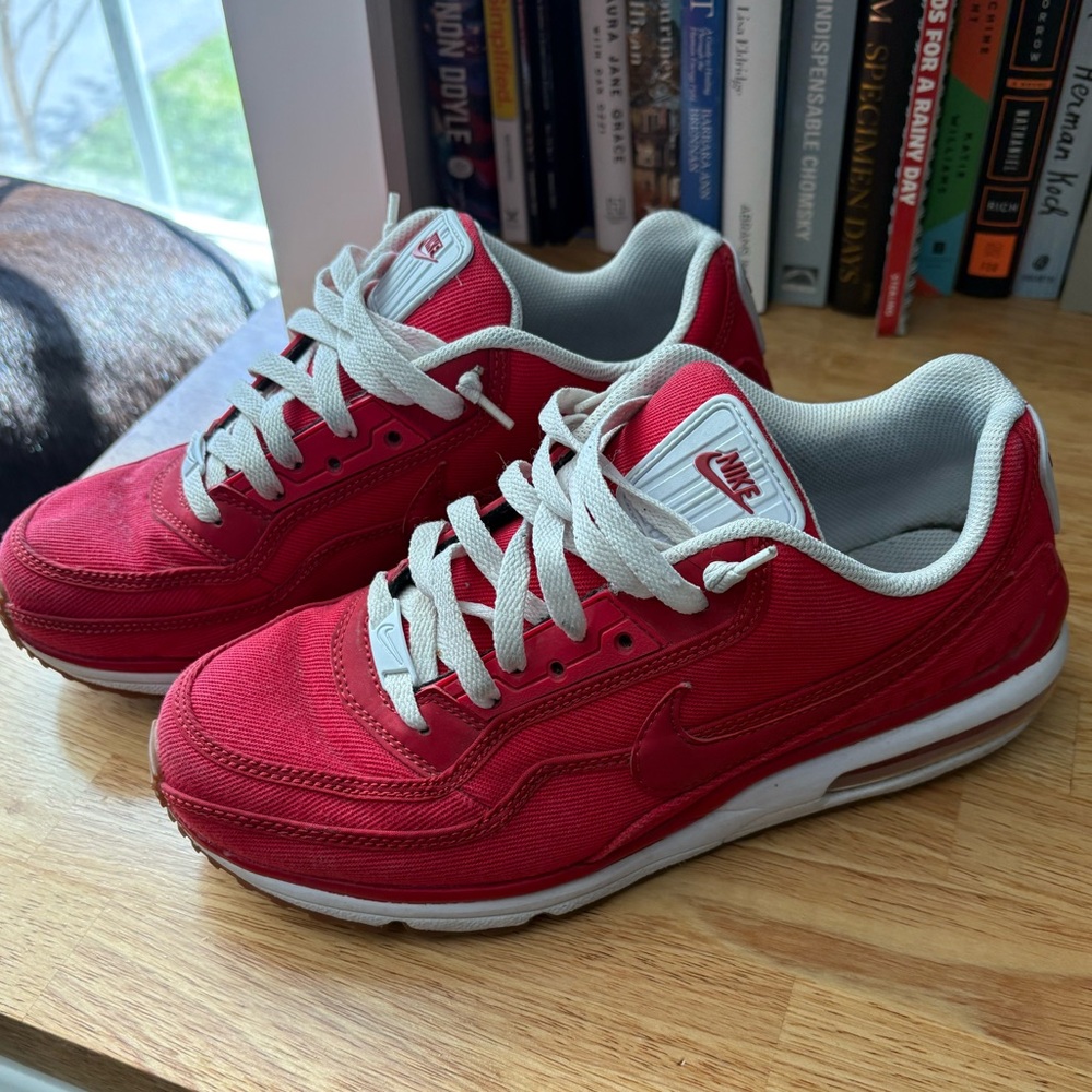Nike Air Max LTD 3 TXT Men’s Shoes Size 8 Gym Red Sneakers Great Condition!